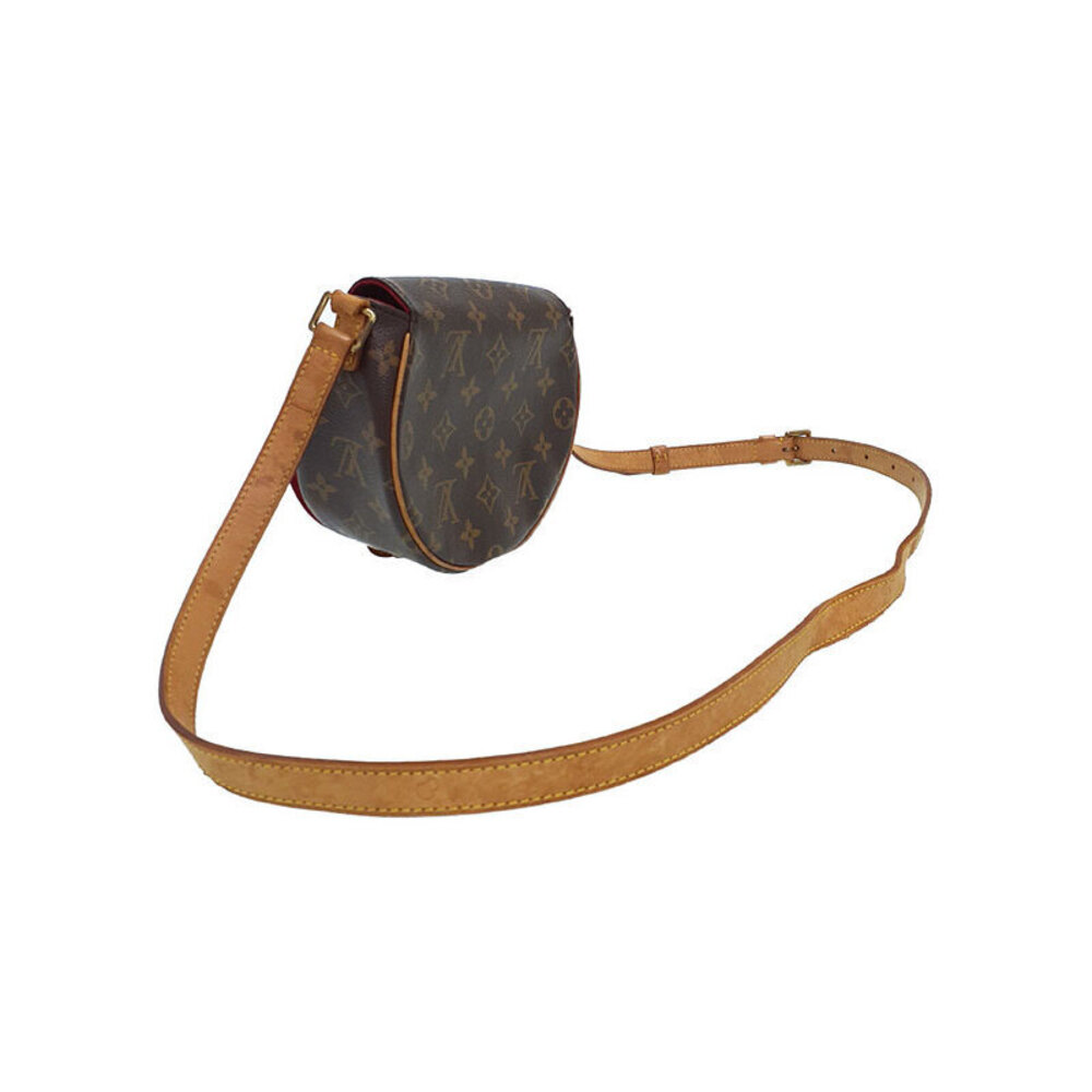 Louis Vuitton Monogram Tan Blanc Brown Shoulder White Bag Leather
